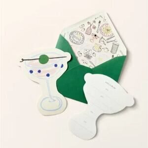 Kate Spade x Target Set of 10 Party Event Invitations with Envelopes